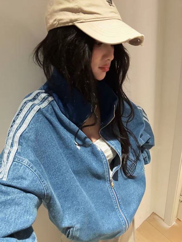 现货高版本拉夫RL刺绣小马标牛仔夹克外套百搭上衣男女同款休闲|undefined