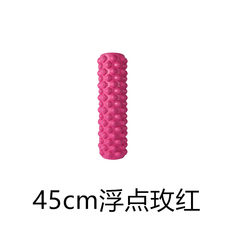 泡沫轴实心狼牙棒月牙款瑜伽柱专业瘦腿神器滚轴肌肉放松健身器材|undefined
