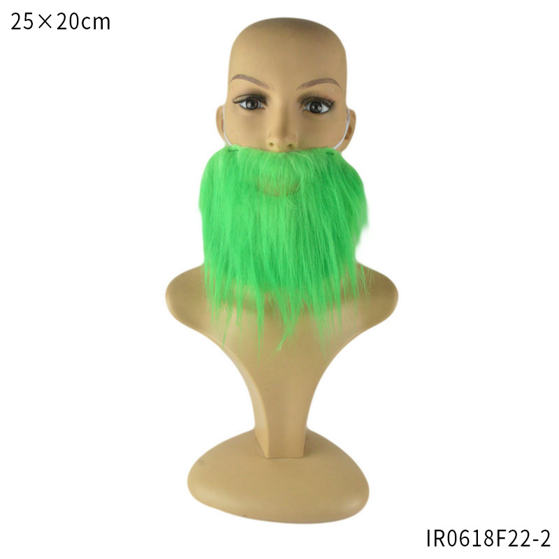 Amazon Hot Halloween disfraz de barba negra caballero peluche barba accesorios