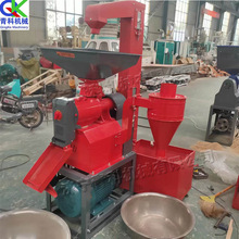五谷杂粮碾米机家用小型水稻脱皮机小型组合水稻高粱去皮机