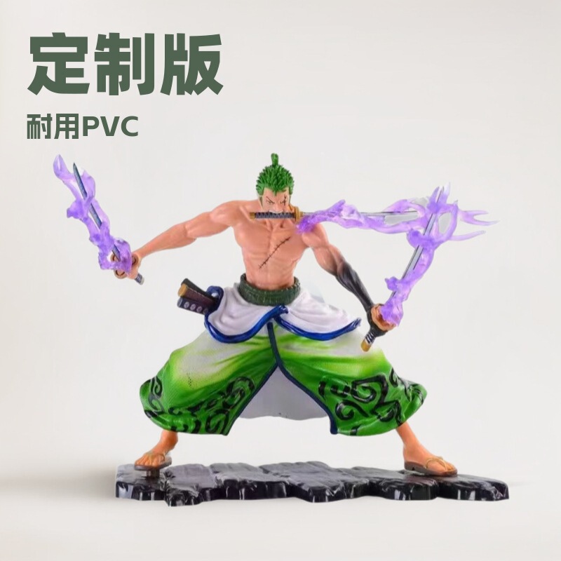 Wholesale One Piece Gk Wano Country Kimono Three-Sword Style Enma Zoro Statue Figure Model Doll Anime Mini Wholesale One Piece Gk Wano Country Kimono Three-Sword Style Enma Zoro Statue Figure Model Doll Anime Mini