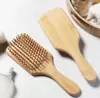 Bamboo square plate air cushion comb 25*8.5cm (opp)