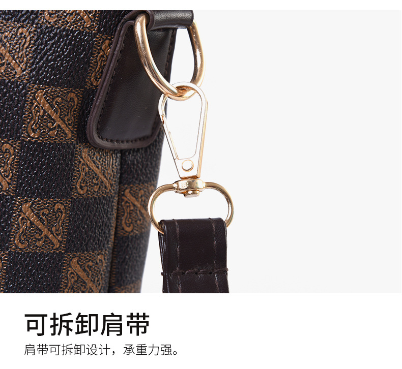 Cross-border 2024 new women's bag, European and American fashion trend printed six-piece set, mother and child bag, hand-held bag, shoulder crossbody bag undefined