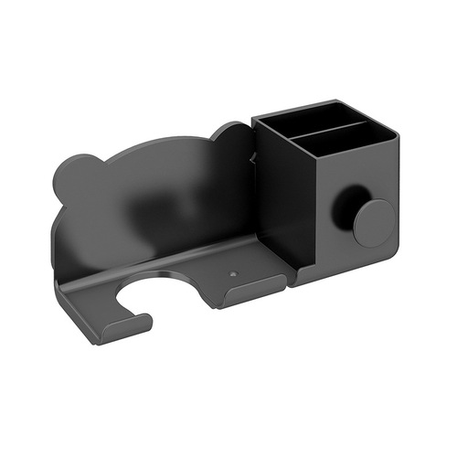 Cross-border punch-free hair dryer rack bathroom storage rack electric hair dryer storage rack wall-mounted multi-functional storage rack