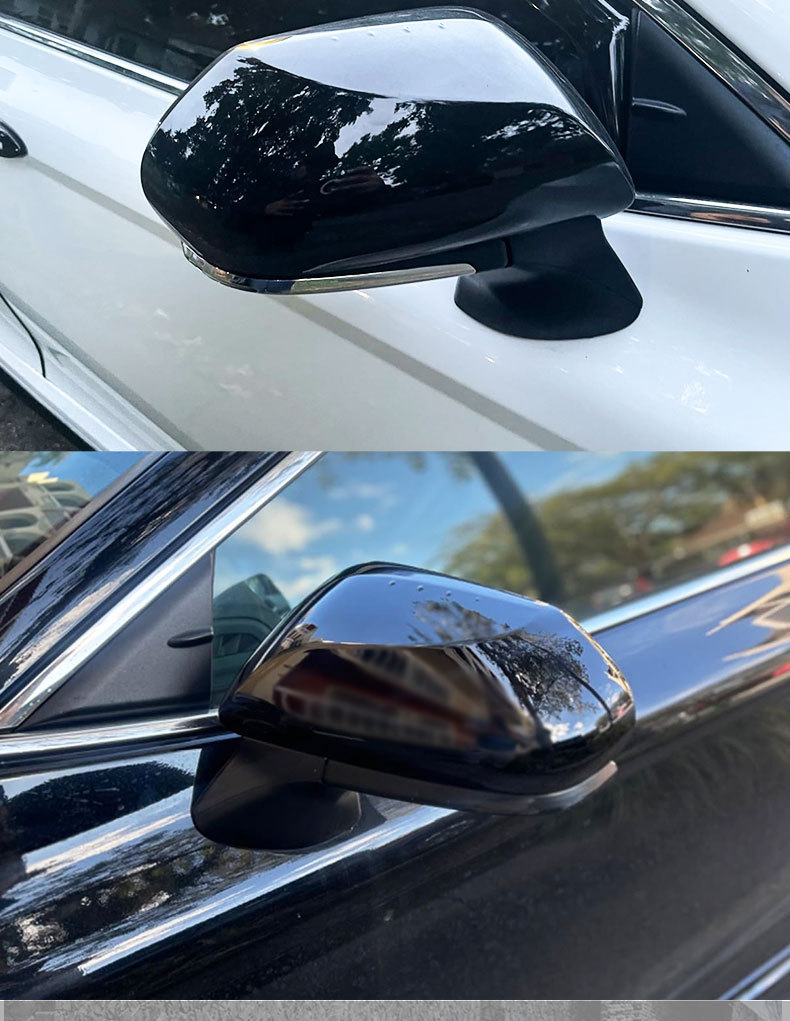 Suitable for Toyota 18-25 Eighth-Generation Camry, Glossy Black Adhesive-Type Original Car Model Modified Rearview Mirror Shell