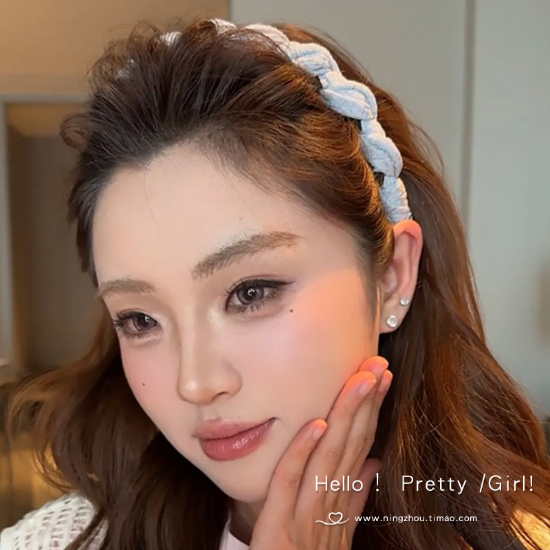 带齿防滑发箍女2025新款外出百搭显脸小头箍气质高颅顶压发卡头饰|undefined