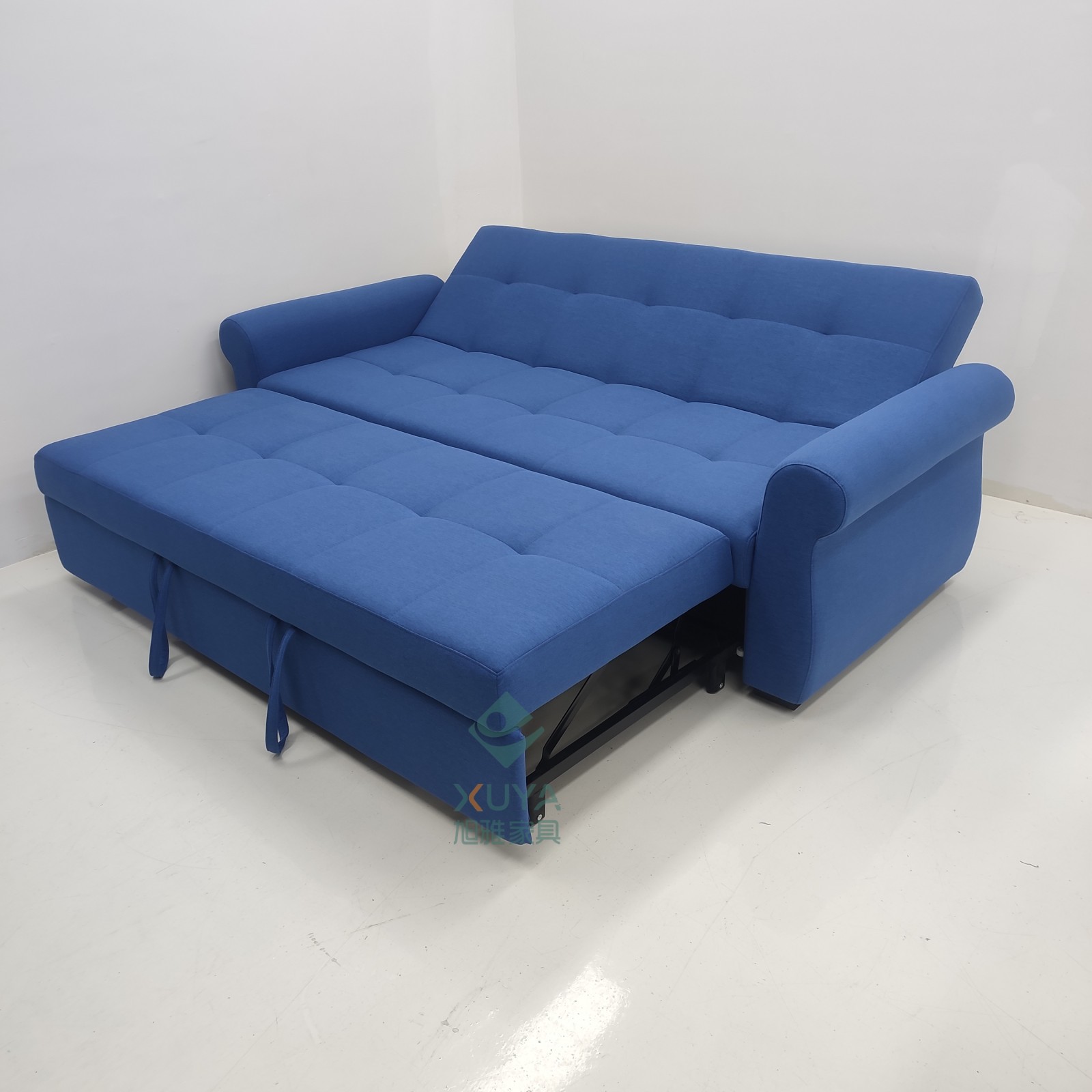 Tejido multifuncional moderno simple sofá plegable en la sala de estar dormitorio 1 apartamento pequeño tipo cama de peinado image 3