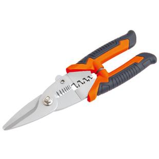 Huafeng Giant Arrow HF- 8836008 Multifunctional Electrician Scissors Wire Stripping Pliers Crimping Pliers Cable Cut Iron Sheet Scissors 8