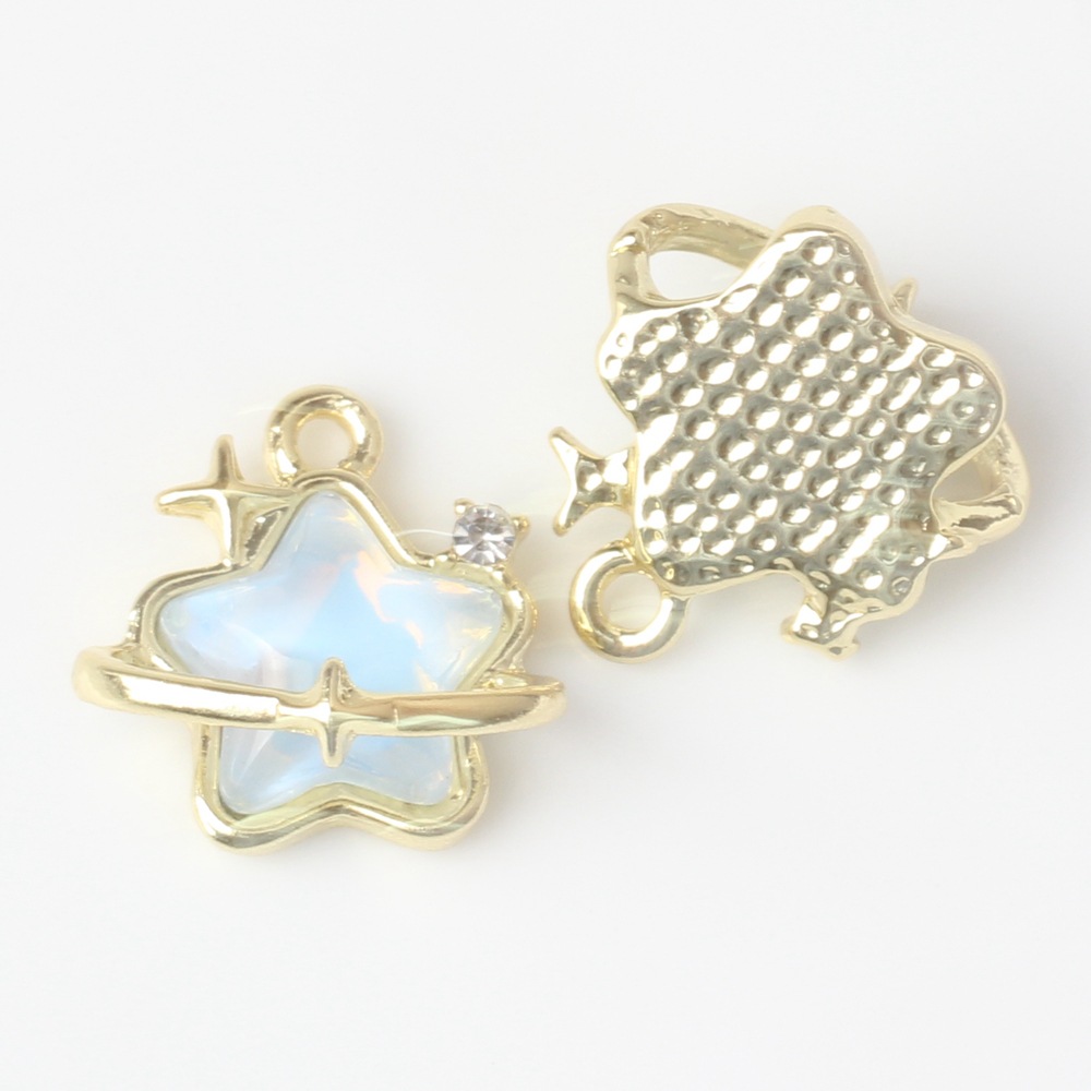 20g Weight Pendant Jewelry Making Type Rhinestones Inlay Material DIY Jewelry Accessories Classification 10 PCS/Package Quantity Alloy Material Star Pattern Plating, Inlay Design Casual, Sweet Style 10 PCS/Package Alloy Rhinestones Star Pendant 1