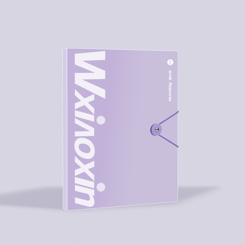 A4 Folleto de información Paquete de archivo de inserción transparente Carpeta de archivo de clasificación Papel de prueba de estudiante Bolsa de almacenamiento Carpeta de suministros de oficina