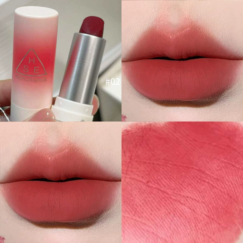 ГЕРОРАНЖ ~ Varid Velvet Mompressure, Красное Муст, Бархат, Симфония, Макияж, Макияж, Осень и зима Белая помада