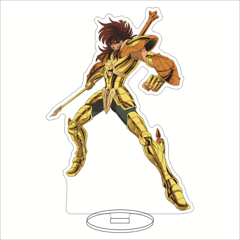 聖闘士星矢大立牌城戸沙織氷河紫龍瞬一輝童虎アクリル置物|undefined