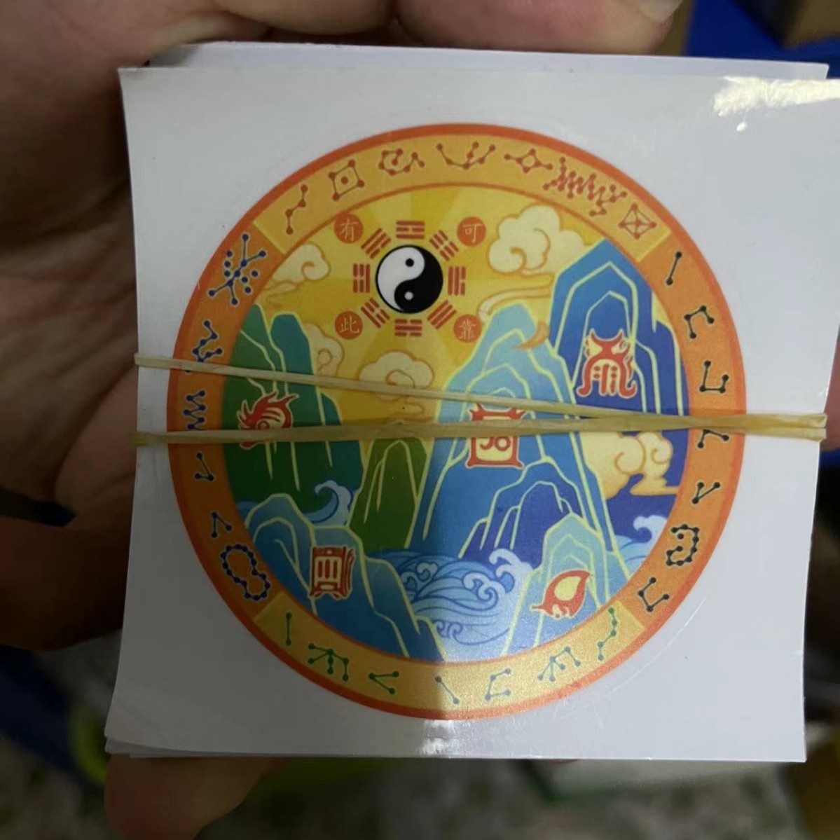 老总！【几百款贴纸】百万库存现货欢迎联系-荷花贴纸十中