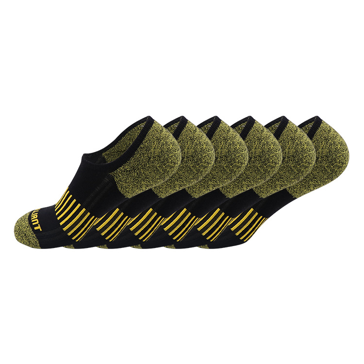 Amazon bottom towel boat calcetines para hombres transpiración maratón bádminton running calcetines deportivas 6 pares