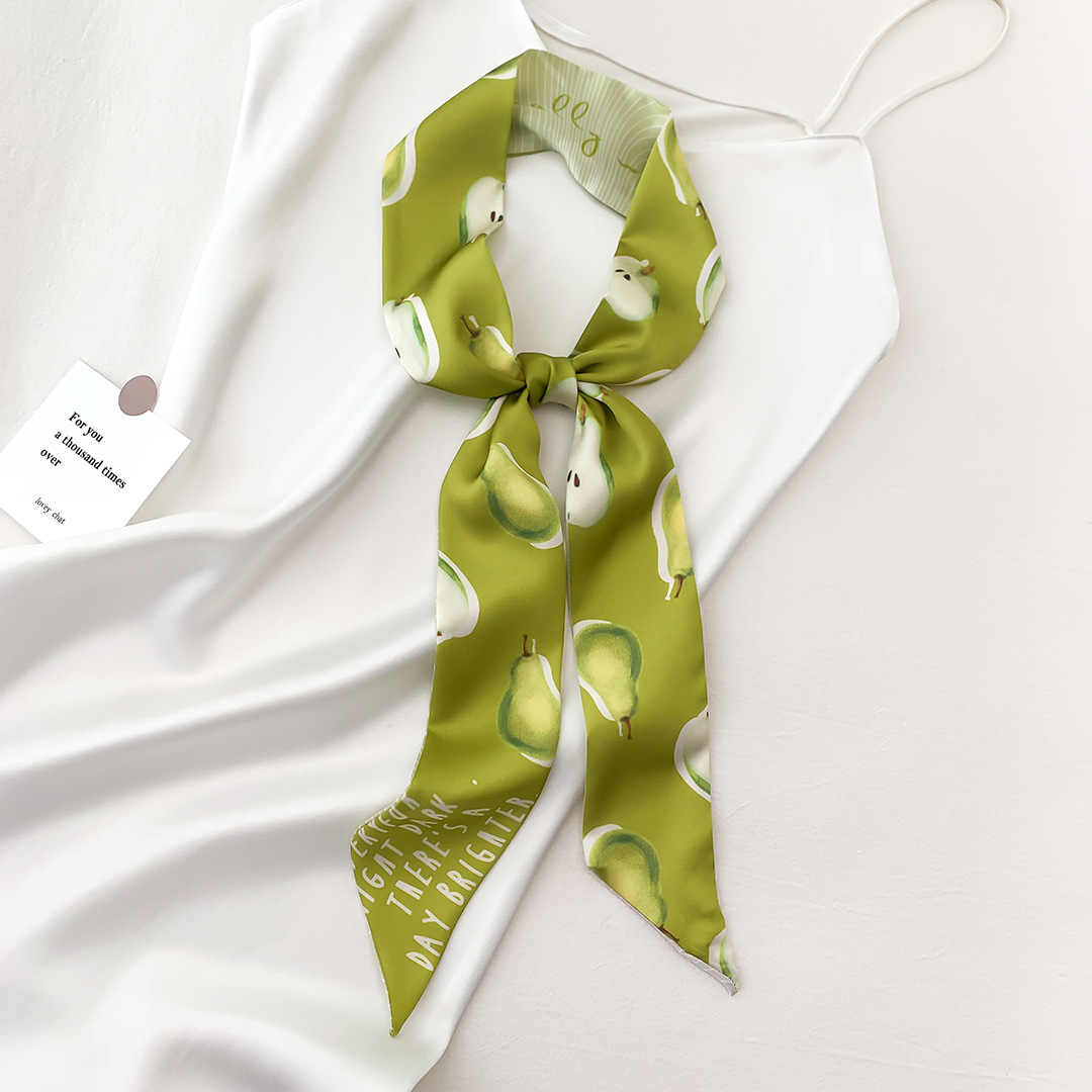 Scarves, women's summer thin ties, French super fairy headbands, mesh red bows, ribbons, hair accessories_voghion.com