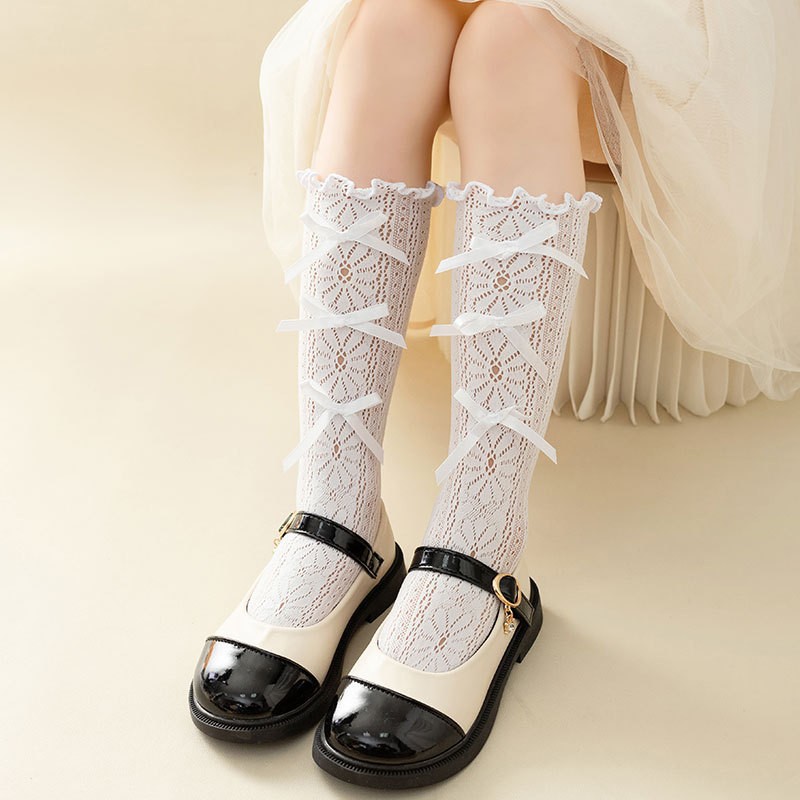 BC-3033 패턴 양말 화이트