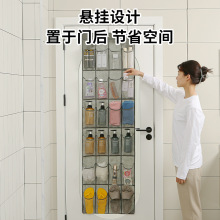 跨境款收纳挂袋多层卧室门后悬挂式鞋子收纳袋多功能分层储物挂袋