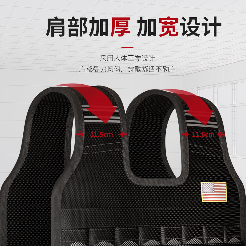Plato de acero polainas sandbag equipo de soporte de peso a mano atado bolsa de arena invisible bloque de plomo ajustable transpirable correr deportes de peso chaleco