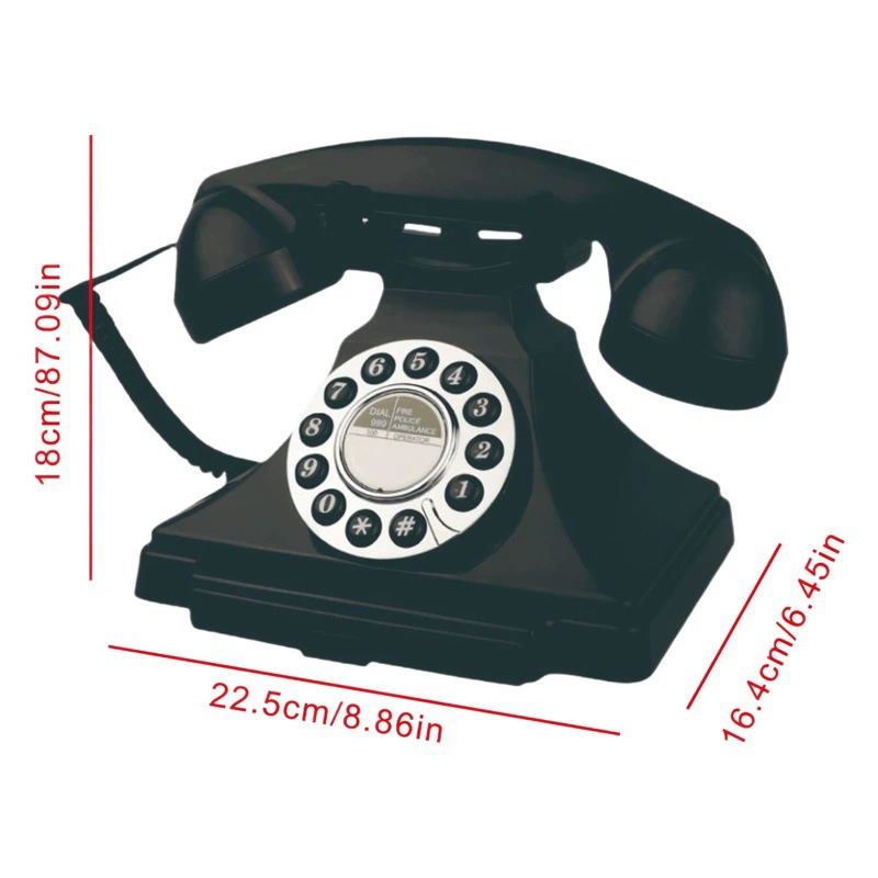 Ретро-телефон для свадебной аудио-гостевой книги, кнопочный телефон в стиле старинного отеля, оптовая продажа для международных поставок