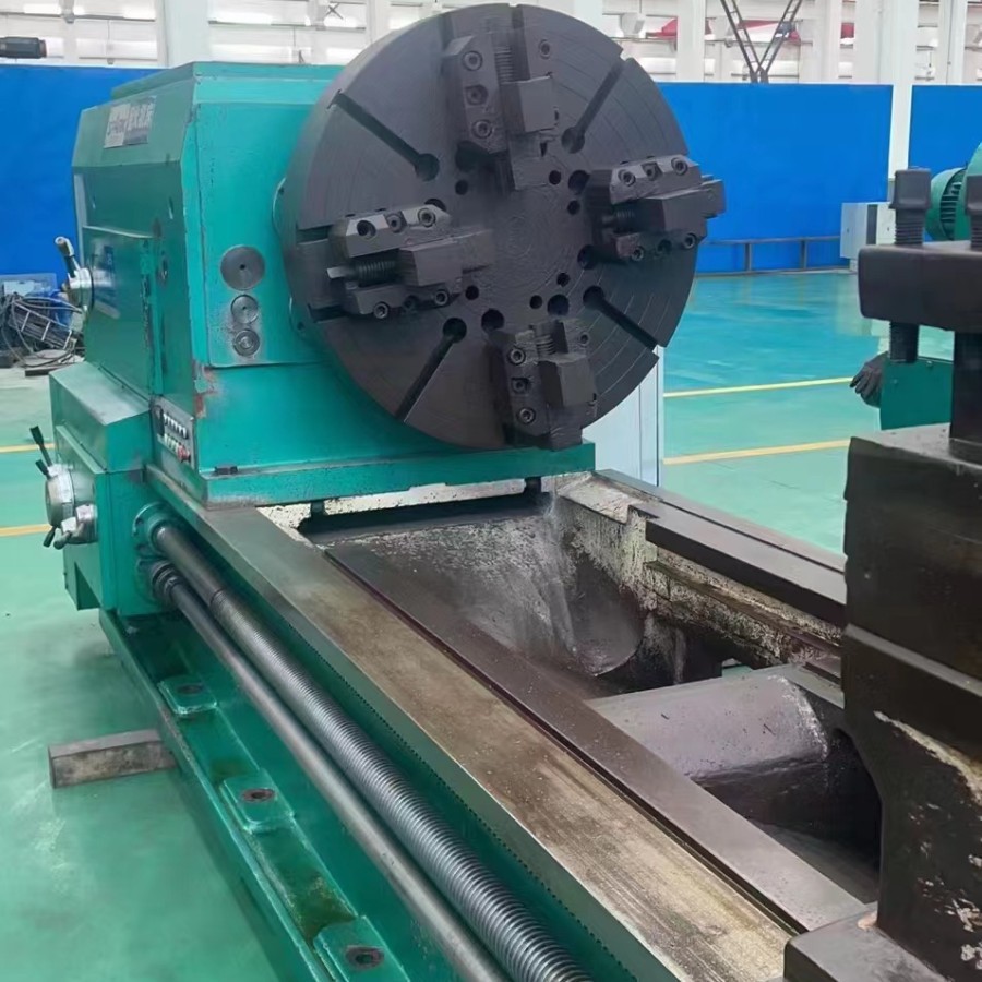 转让二手星火CW61125x5米卧式车床床身上回转直径:1250mm