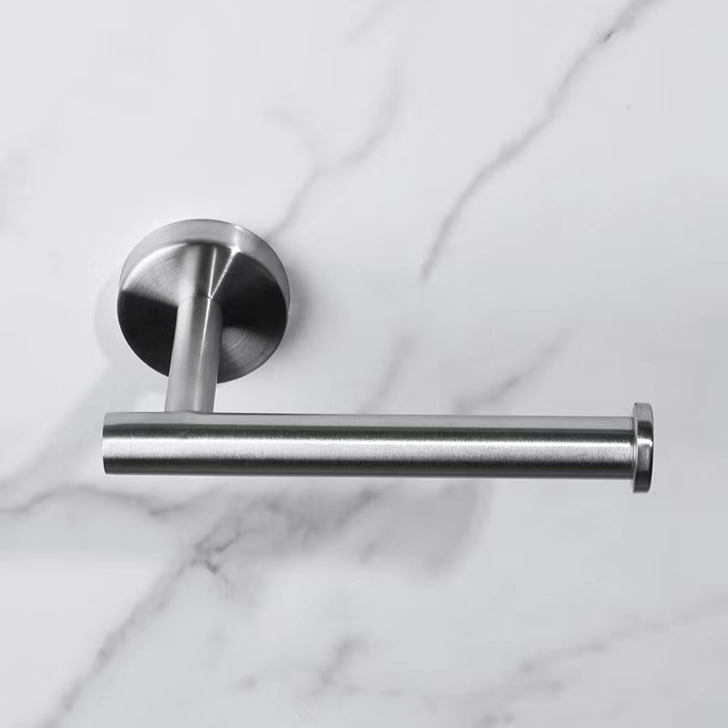 クロスボーダー304ステンレストイレットペーパーホルダー創意浴室穴なしロール紙ホルダー壁掛け式トイレトイレットペーパーホルダー|undefined