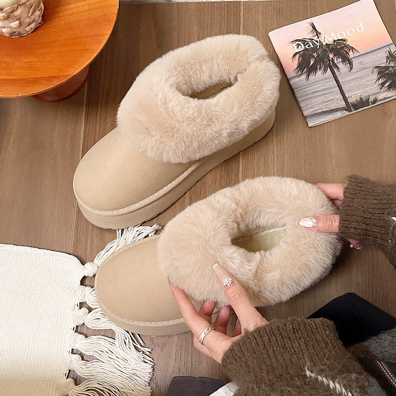 Warm boots, winter universal shoes platform, Korean style