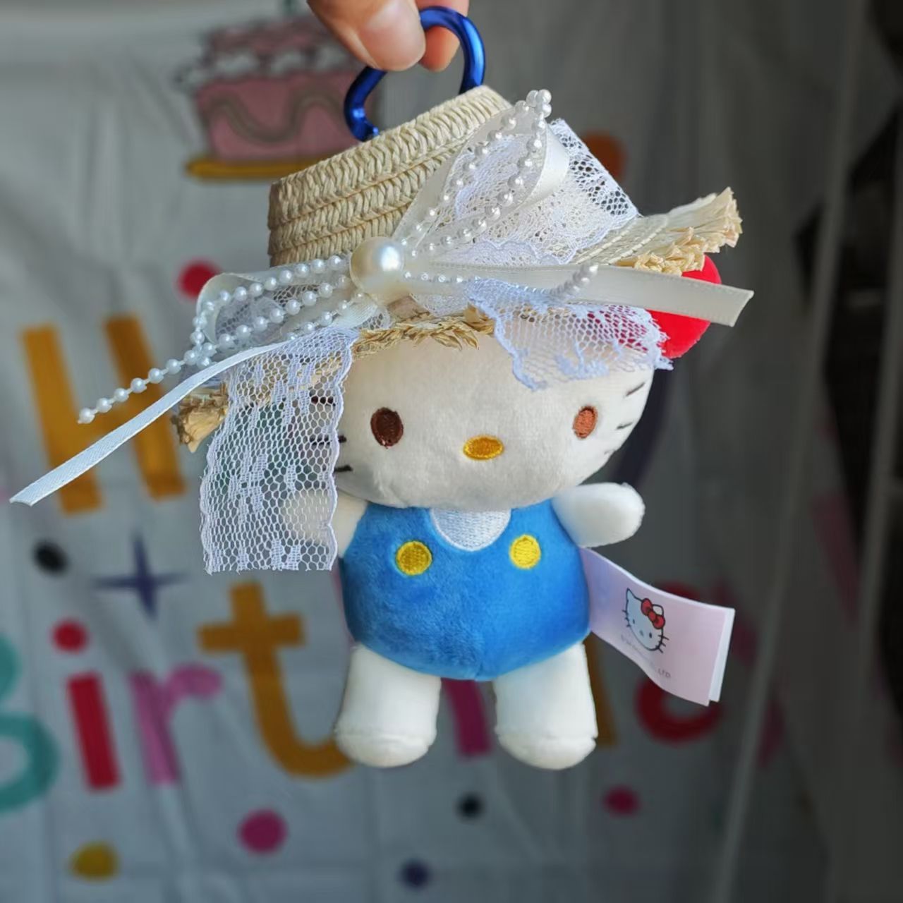 High quality cute doll with bow, DIY, flowered