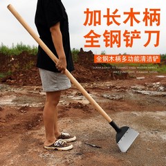 Manganese steel flat shovel ice scraper pig manure chicken manure chicken droppings shovel livestock farming manure cleaning shovel wall pigsty cleaning shovel