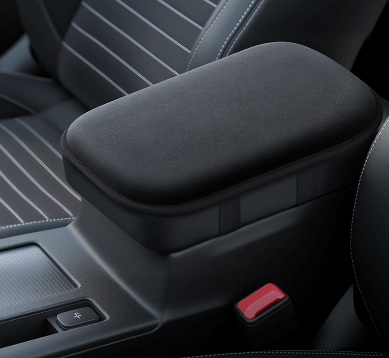 Car Armrest Box Heightening Pad, Plush Thickened Arm Cushion, Car Interior Accessory, Central Armrest Box Pad for Car Use, Cross-Border