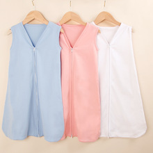 外贸跨境婴幼儿针织睡袋春秋防踢被新生儿防惊跳婴儿背心睡袋