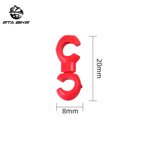 Mountain road bicycle handcuff type cable collection buckle storage device transmission line pipe brake oil pipe S buckle 10 pieces in a pack