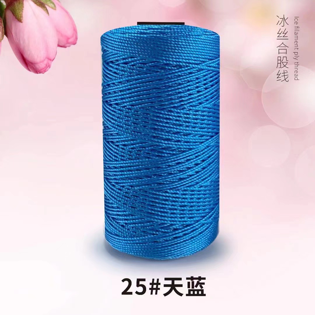 Hilo para Crochet de 3 Hebras de Nylon para Tejido a Mano