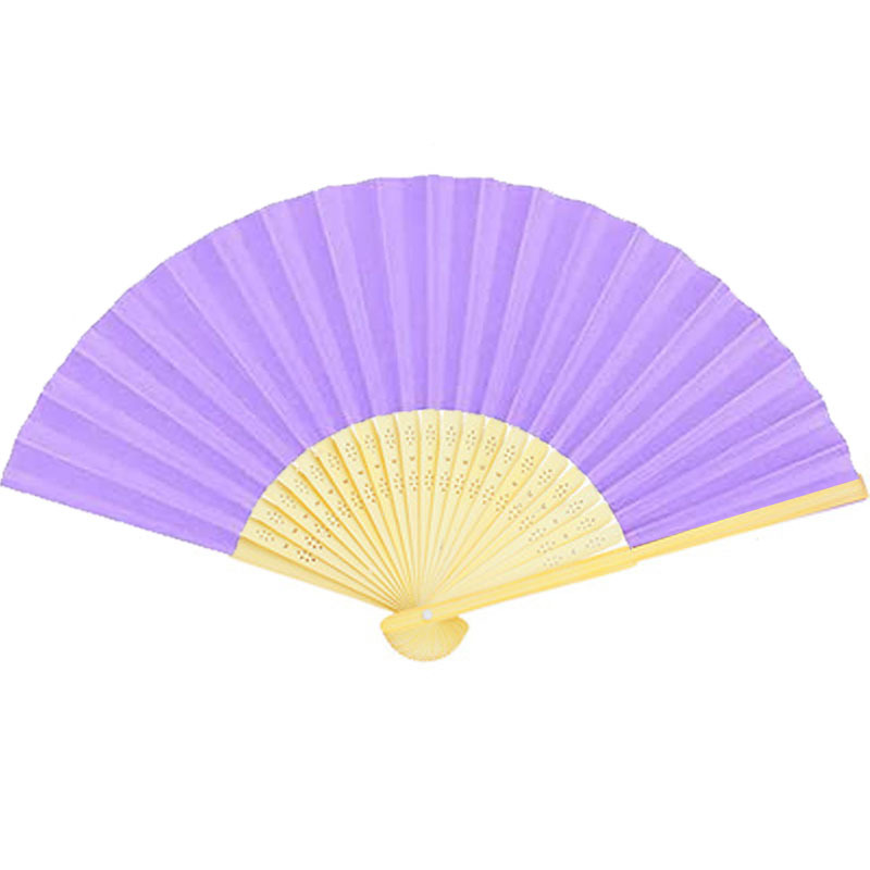 부채-연보라색