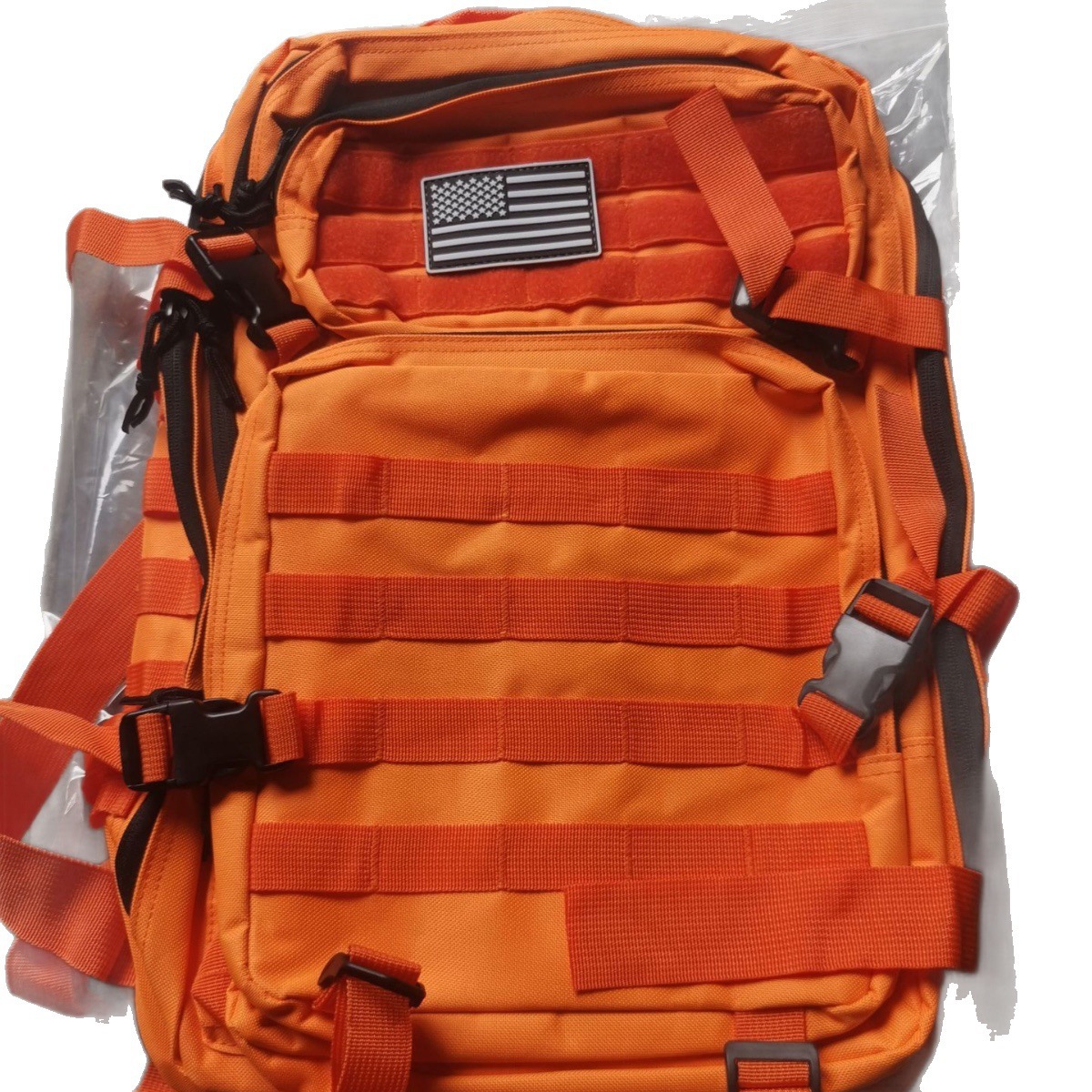 Mochila Táctica de Montañismo 45L de Tela Oxford, Reducción de Carga, para Deportes al Aire Libre