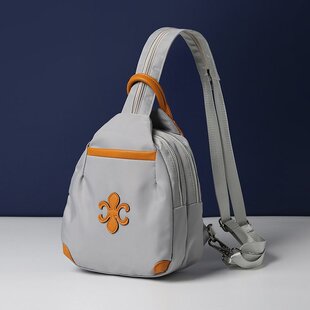 Simple women's backpack cross-border new waterproof Oxford cloth bag large capacity outdoor shopping crossbody chest bag