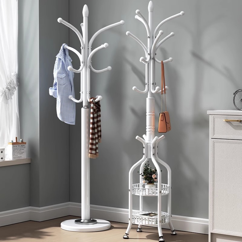 Coat rack floor bedroom hanger simple modern vertical Internet celebrity clothes rack home living room hanging bag rack