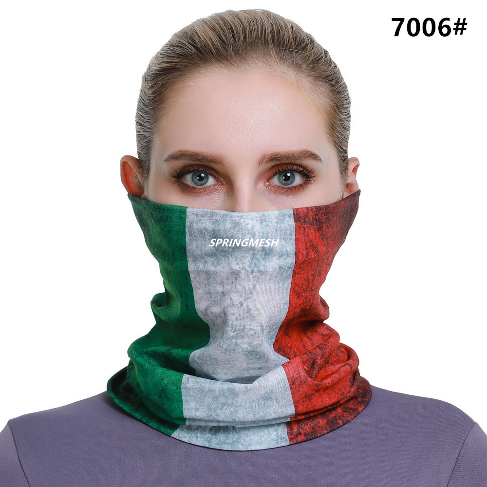 Cross-border direct sales: colorful patterned 3D digital print unisex magic headscarf, outdoor cycling face mask