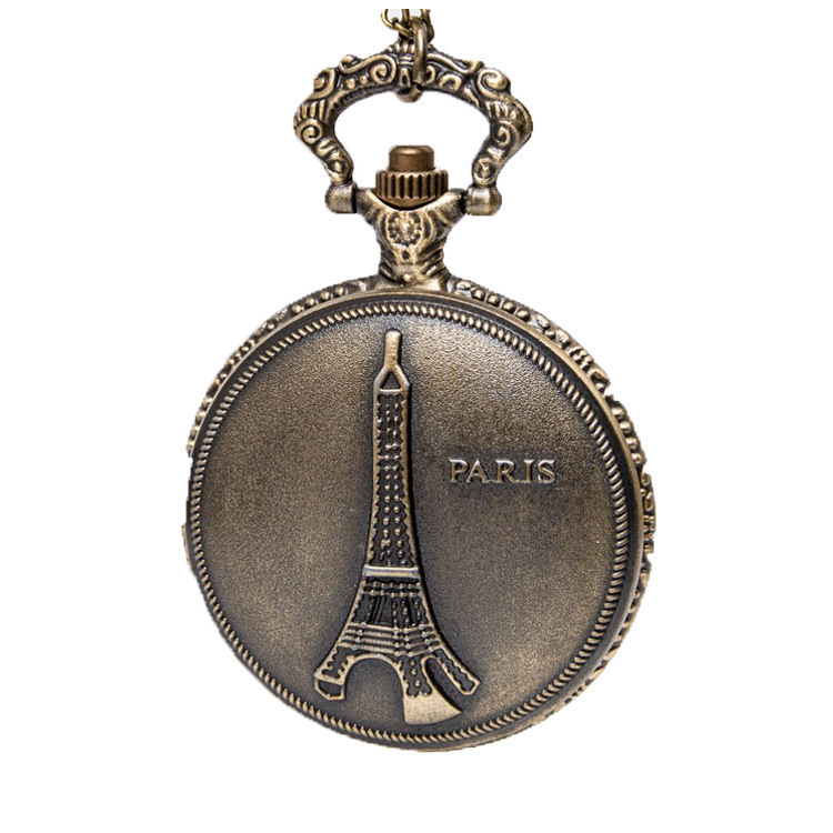 Necklace Watch Retro Pocket Watch Wholesale Factory Direct Sales French Tower Large Pocket Watch Pocket Watch6004