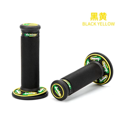 22mm factory direct sales, Motorcycle Handle Cover - black-background-and-yellow