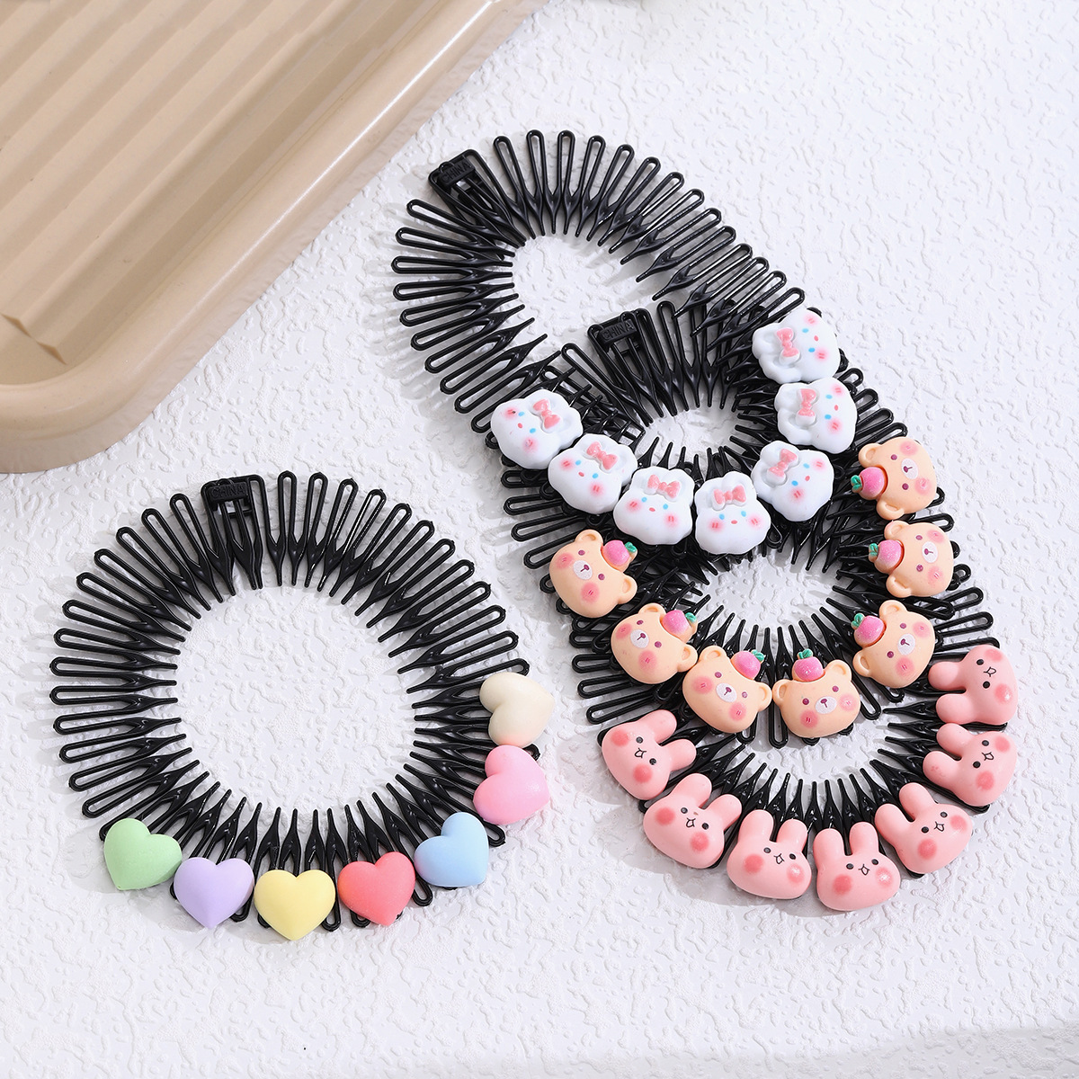 Peine para niños, horquilla, cabello roto en la frente, artefacto de acabado, flequillo, accesorios para el cabello, peine para el cabello para bebés, horquilla para la parte posterior de la cabeza para bebés