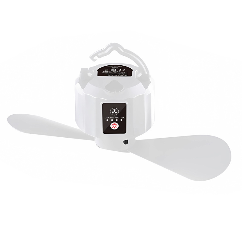Nueva tienda ventilador de techo al aire libre ventilador de dos hojas de camping portátil USB camping iluminación lámpara dormitorio control remoto ventilador eléctrico