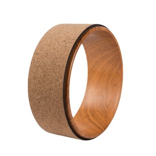 Yoga wheel wood grain yoga wheel Cork yoga wheel back Bend Auxiliary yoga ring hollow open back wheel yoga shaft
