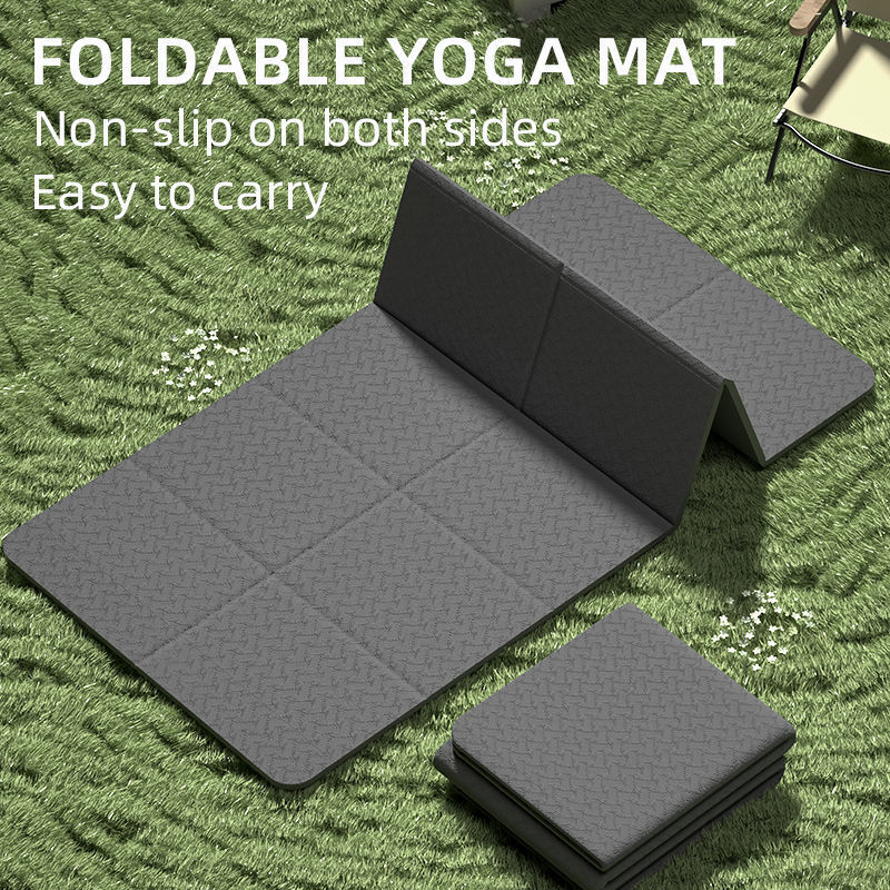Portable Folding Yoga Mat, Thickened, Suitable for Office Lunch Breaks, Student Dormitories, and Children's Sleeping Mats