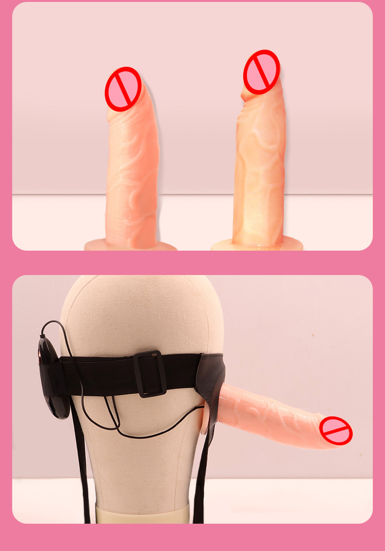 Remote-Controlled Wearable Vibrating Strap-On Pants with Realistic TPE Dildo for Couples — detail image 9