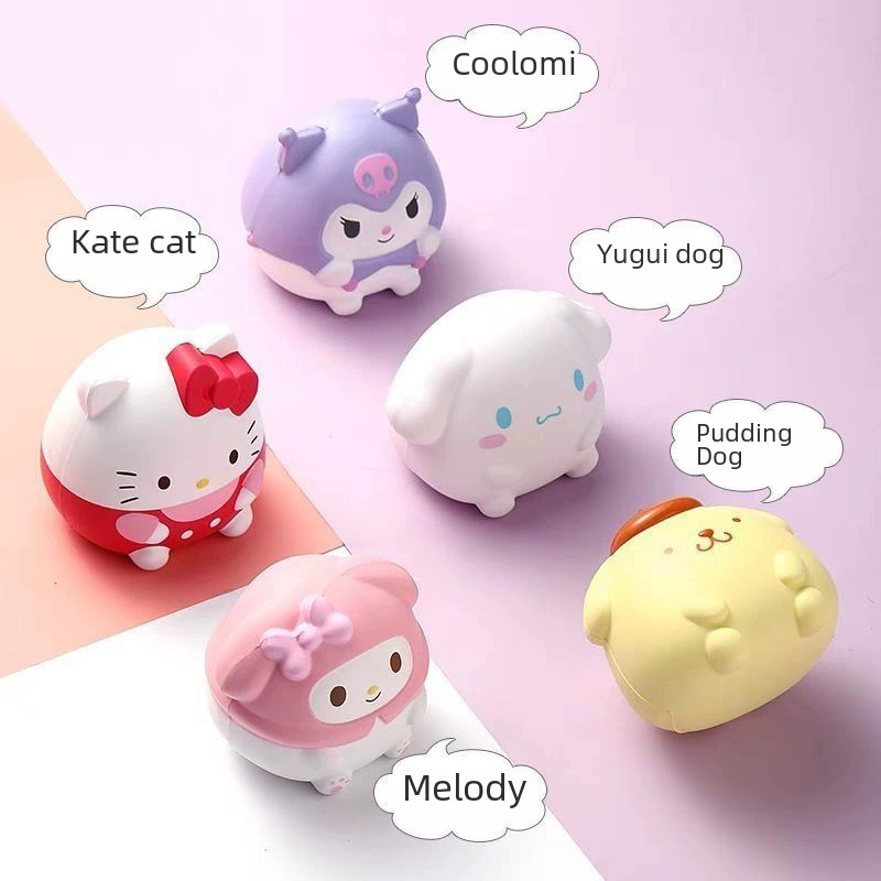 Санрио, сетчатая сумка, слайм, игрушка в виде мультфильма, антистресс