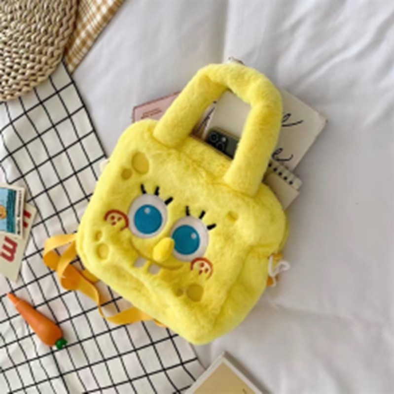 Comercio exterior nueva bolsa de felpa, muñeca, bolso, máquina de agarre, máquina de garras, intercambio de muñecas, muñeca de oso, ciudad de videojuegos, intercambio de mochilas