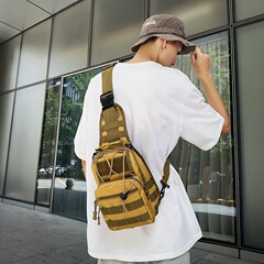 胸包男秋新作戦術迷彩路亜多機能リュックサックアウトドアスポーツレジャー多ポケットショルダーバッグ