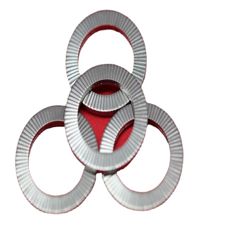 316L不锈钢双叠自锁垫圈 双层防松垫片DIN25201