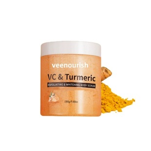 Veenourish Glow S-Alt Scrub Turmeric Scrub Cleanses, Softens, Nourishes, Moisturizes and Hydrates