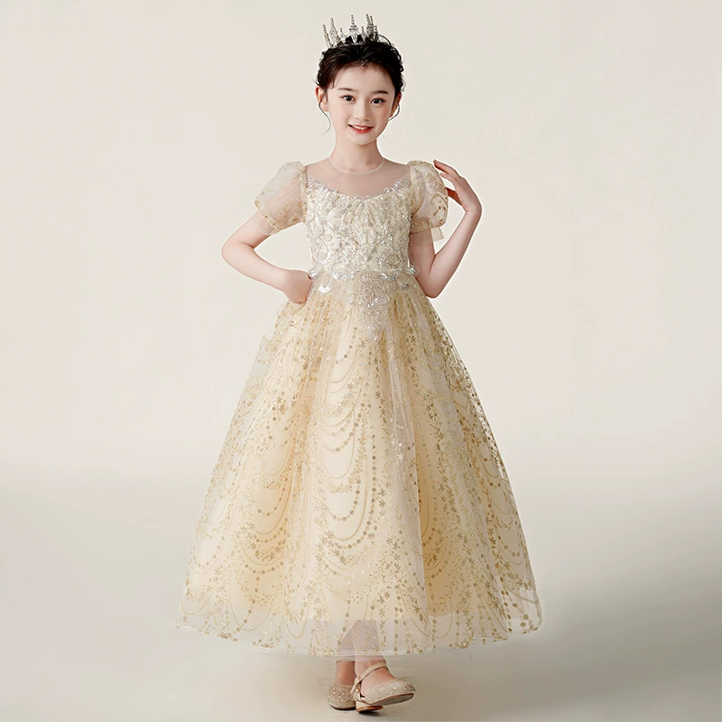 Long skirt, girl's skirt, suit, small princess costume, western style